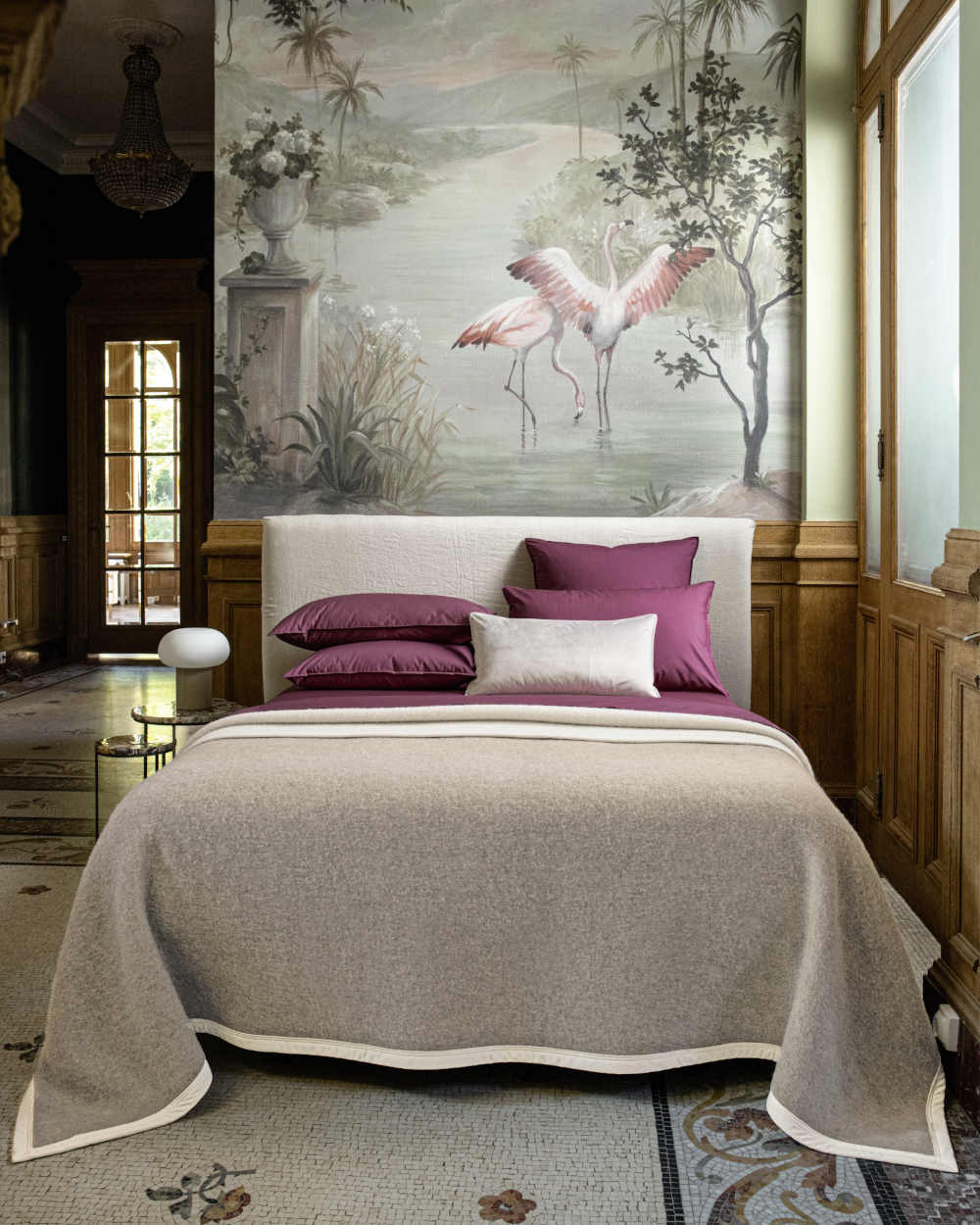 Anne de Solene Athena Wool Blanket - Room View.