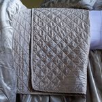 Lili Alessandra Chloe Diamond Quilted Fawn Velvet Coverlet Collection