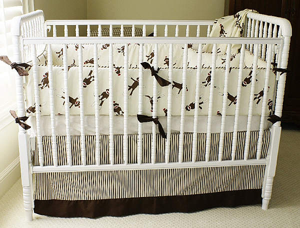 monkey themed crib bedding